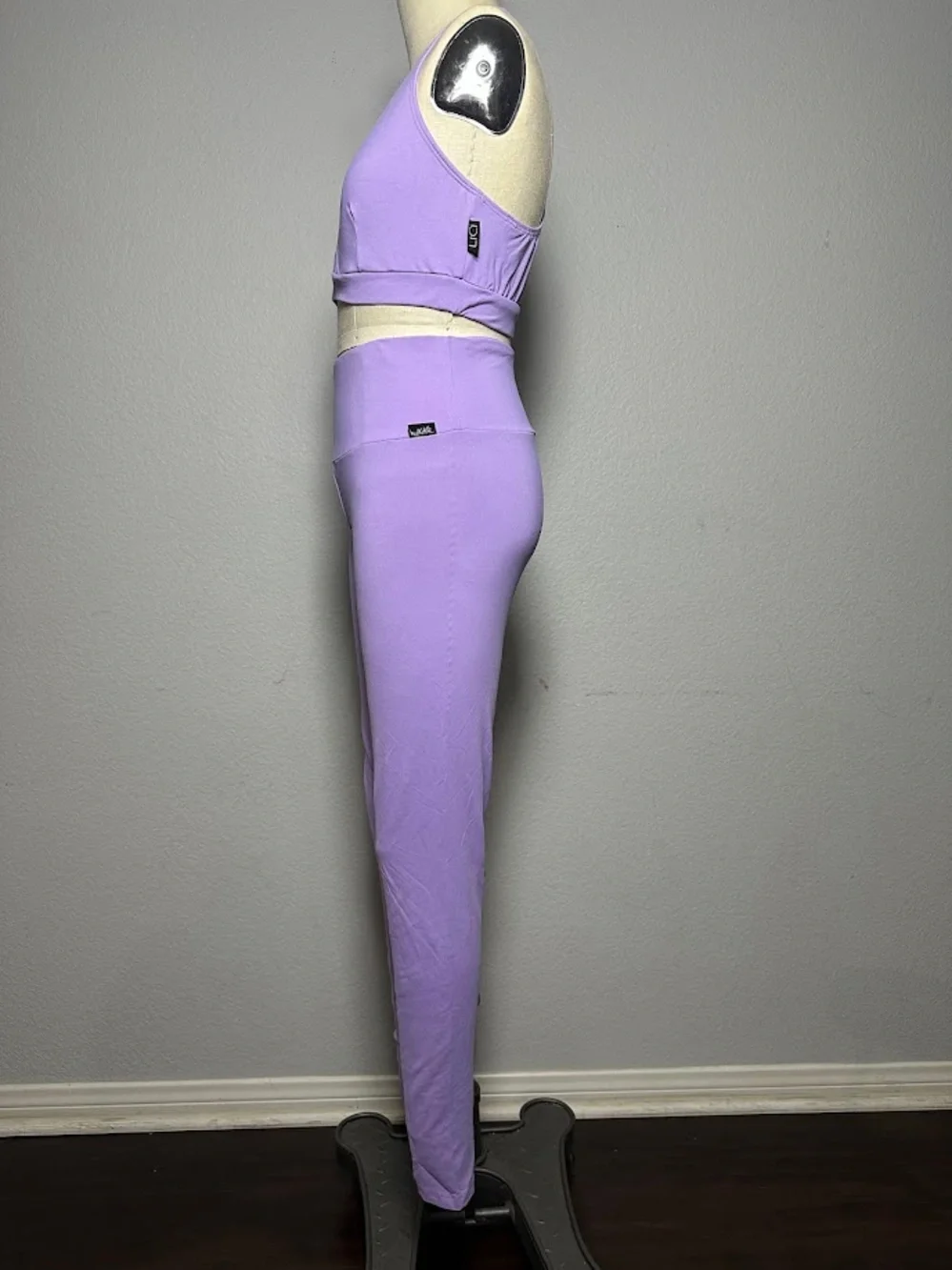 Maristella Citelli Lavender Workout Gym Set Size Small